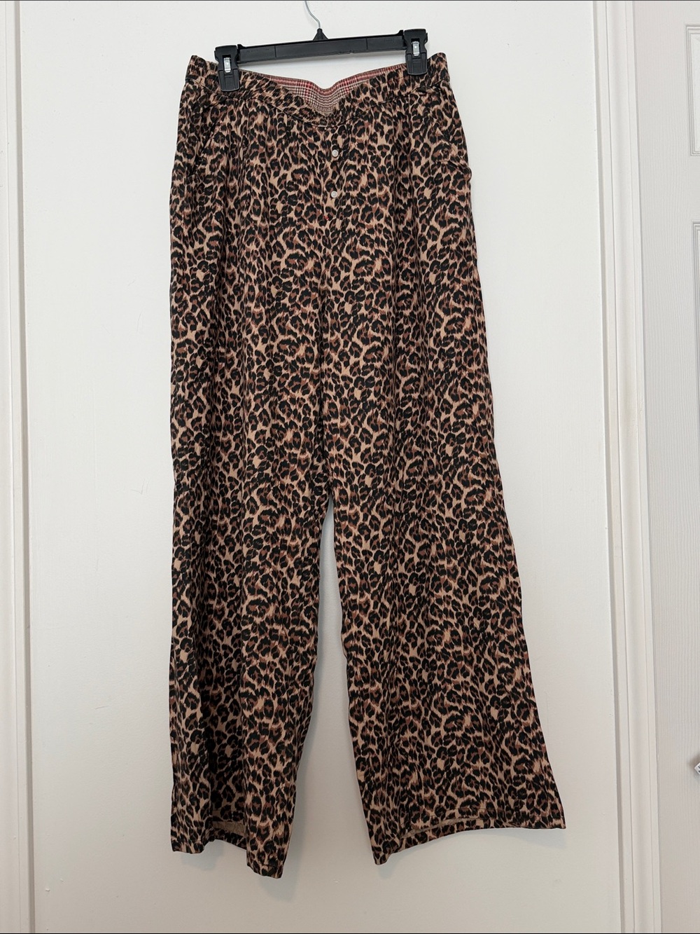 Aerie Leopard Print Lounge Pants Pajama Pants size Large